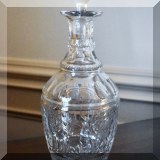 G07. Cut crystal decanter. 